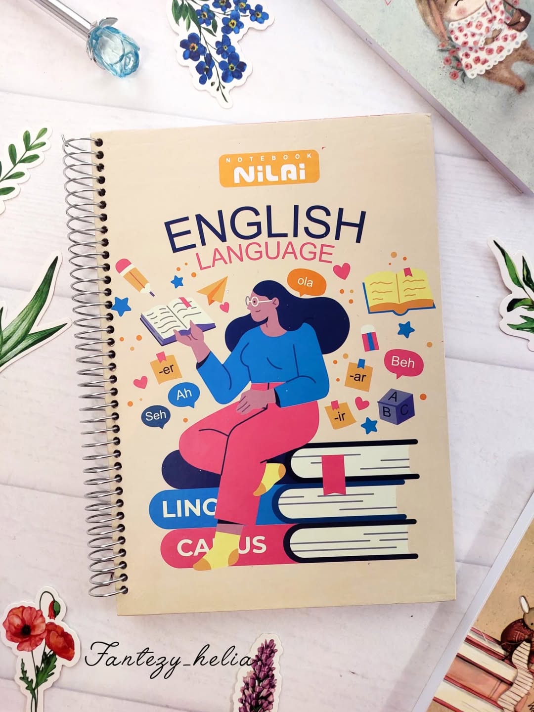 دفتر زبان ۱۰۰ برگ